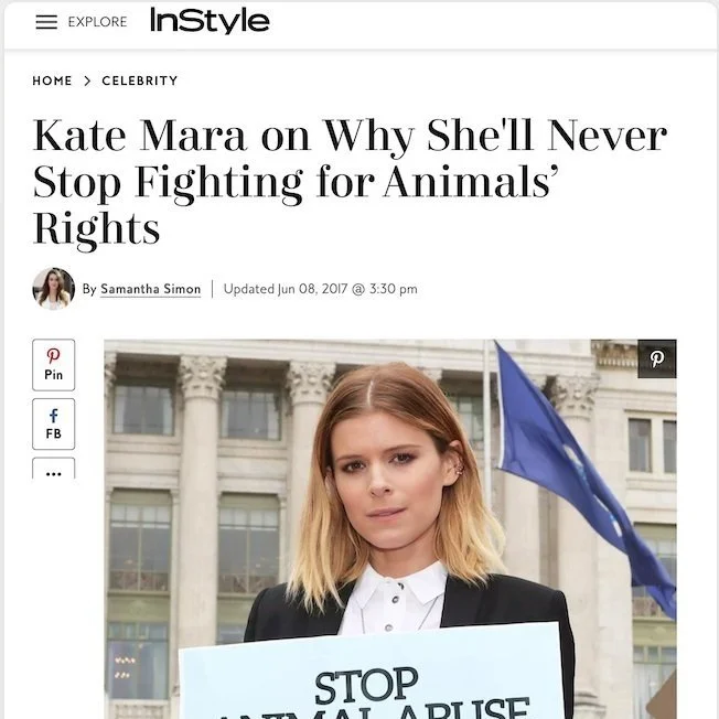 Kate Mara's as-told-to essay on animal welfare