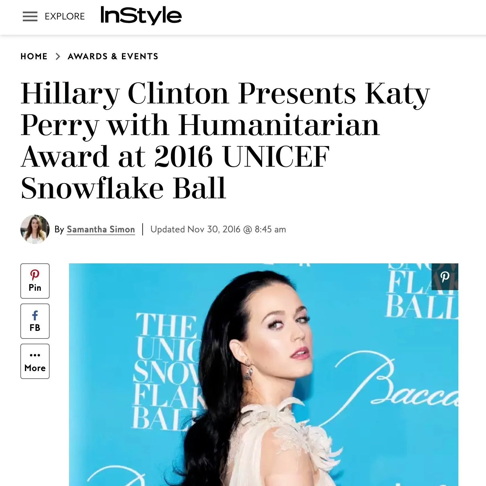 2016 UNICEF Snowflake Ball