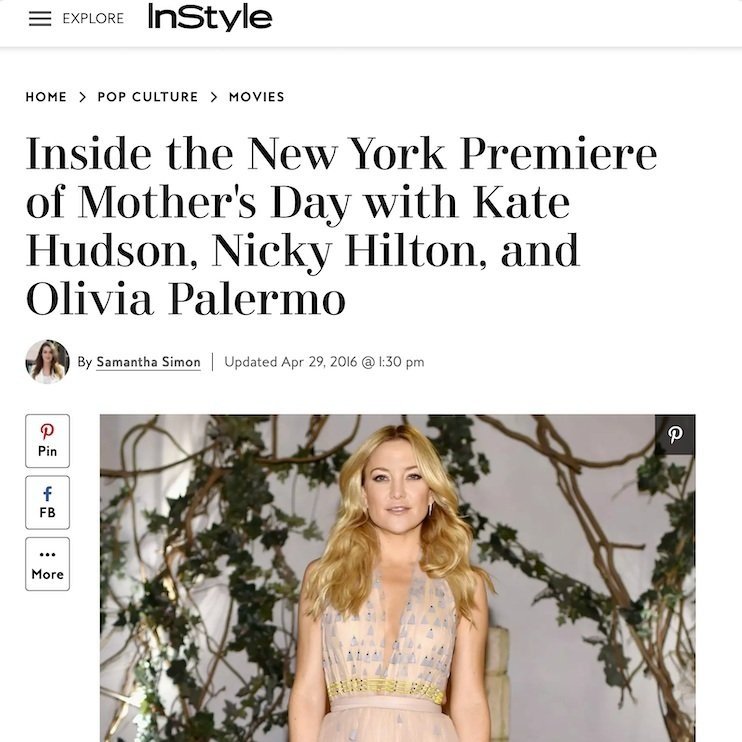 New York City premiere of "Mother's Day"