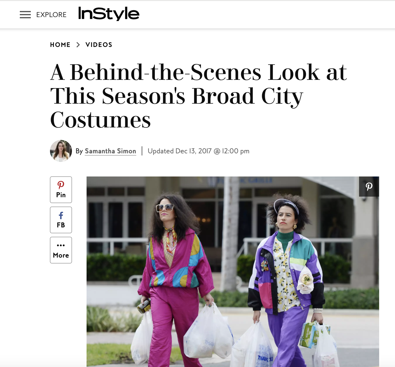 A behind-the-scenes look at this season's Broad City costumes