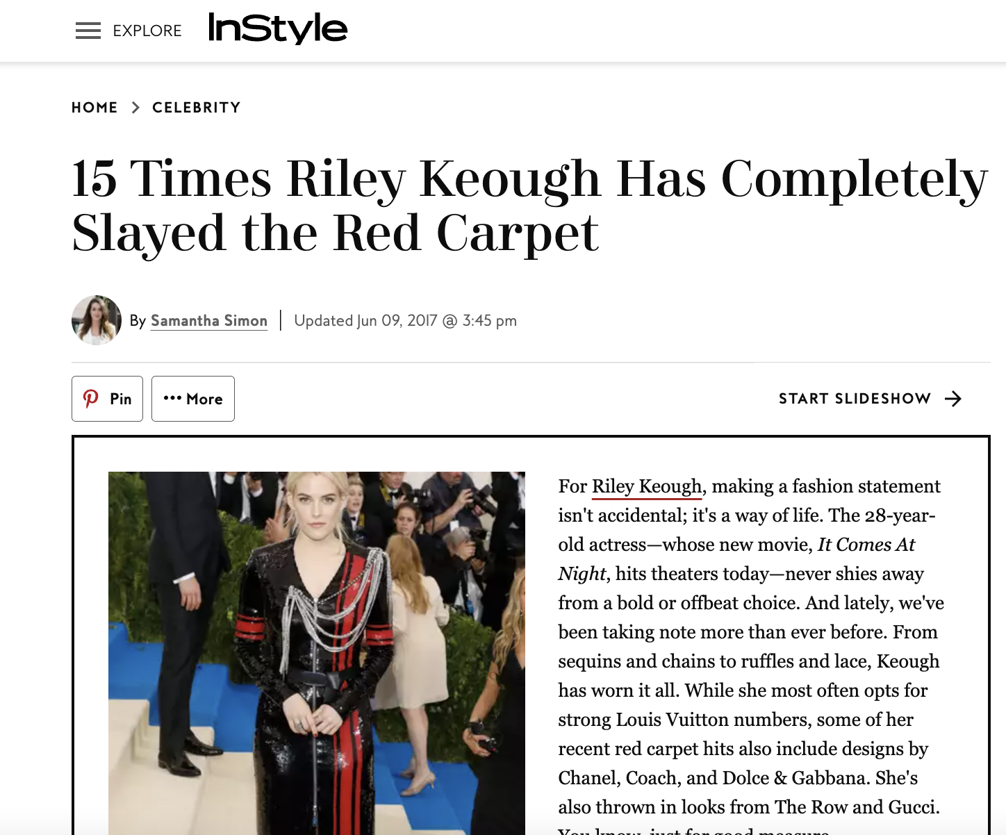 15 times Riley Keough has completely slayed the red carpet
