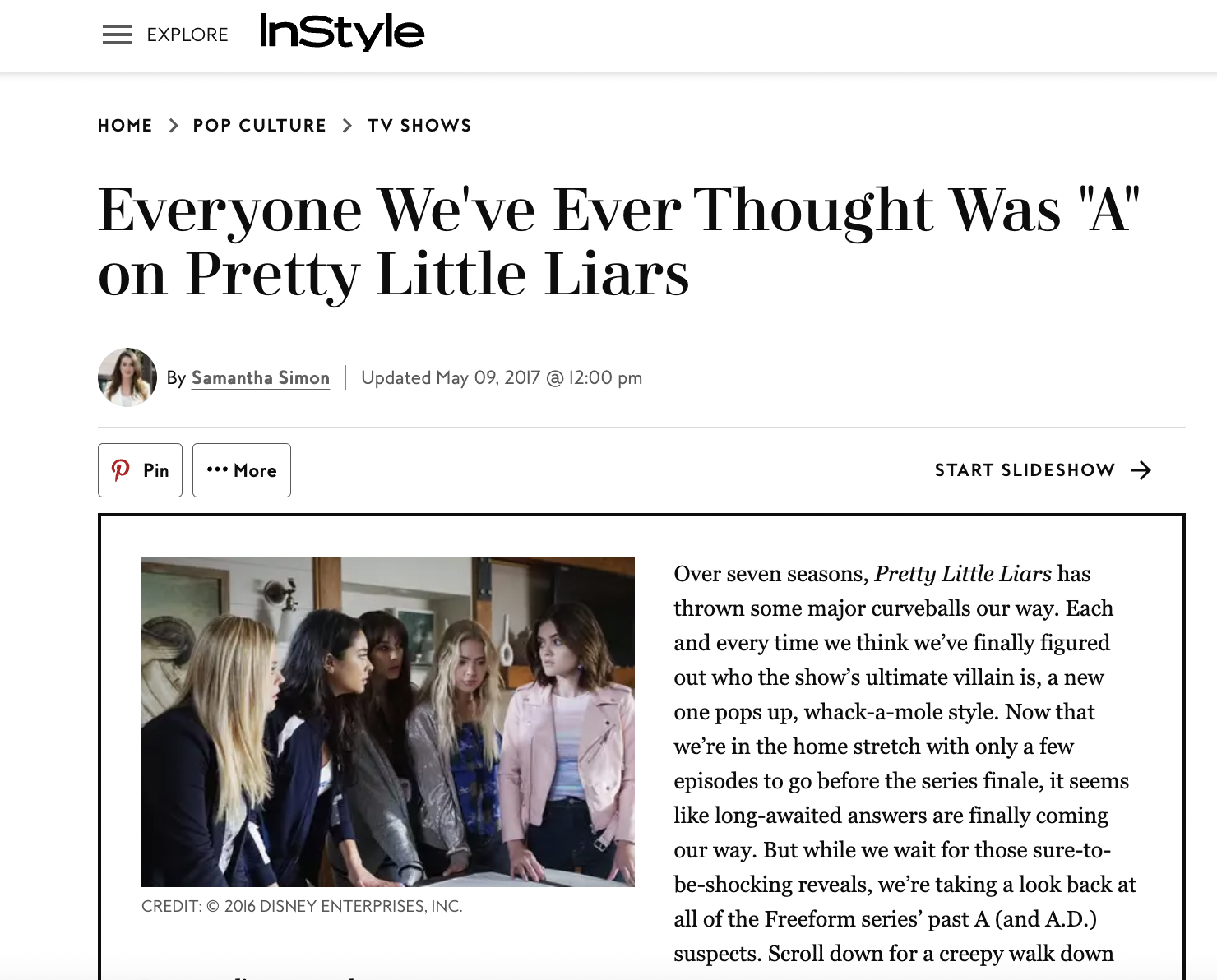 A roundup of suspects for Pretty Little Liars' top villain