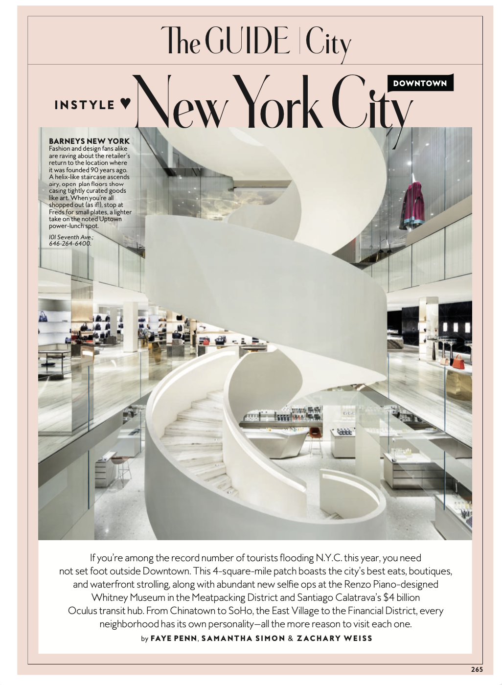 InStyle's guide to New York City