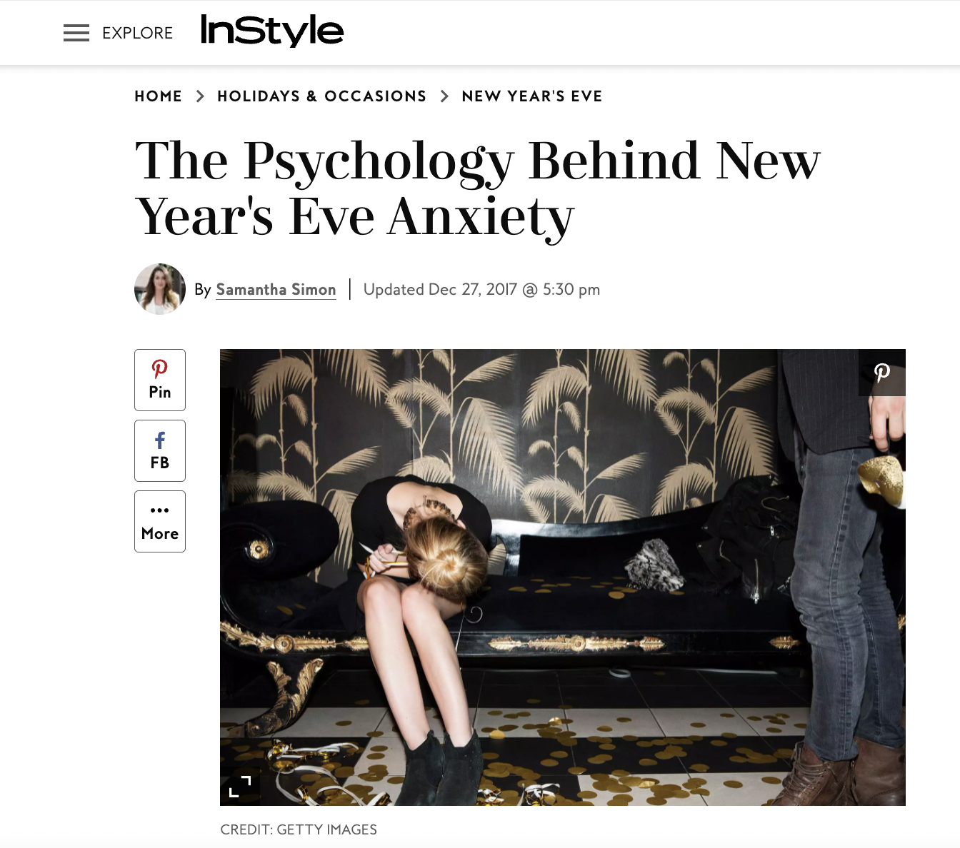 A deep-dive into New Year's Eve anxiety