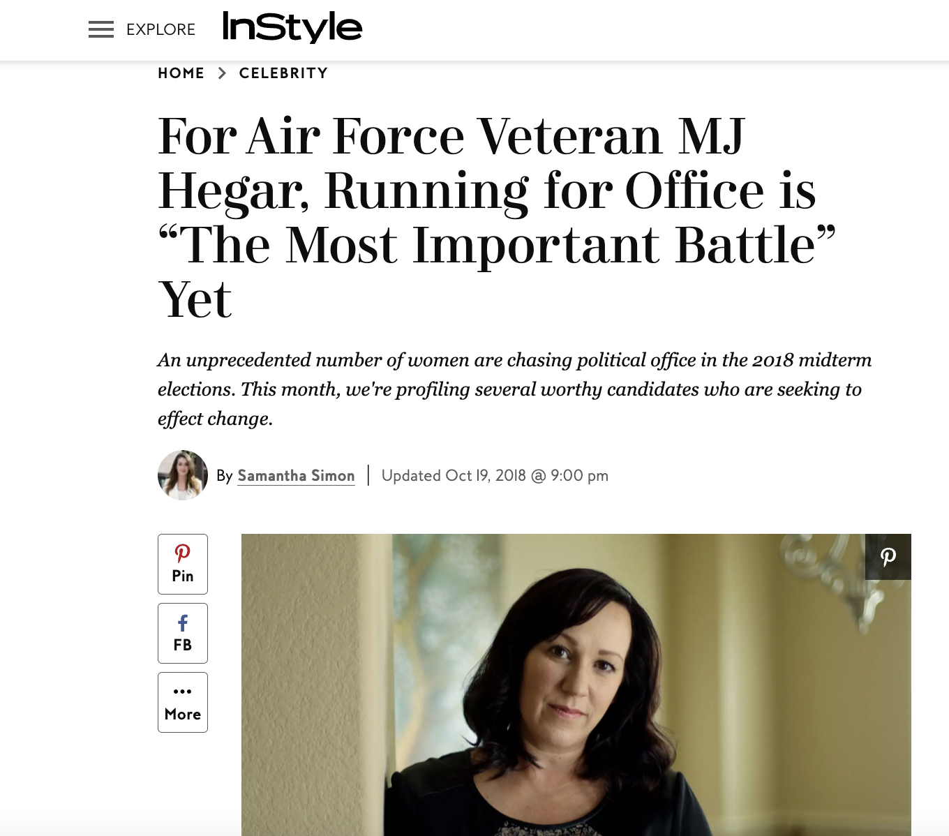 MJ Hegar on running for office