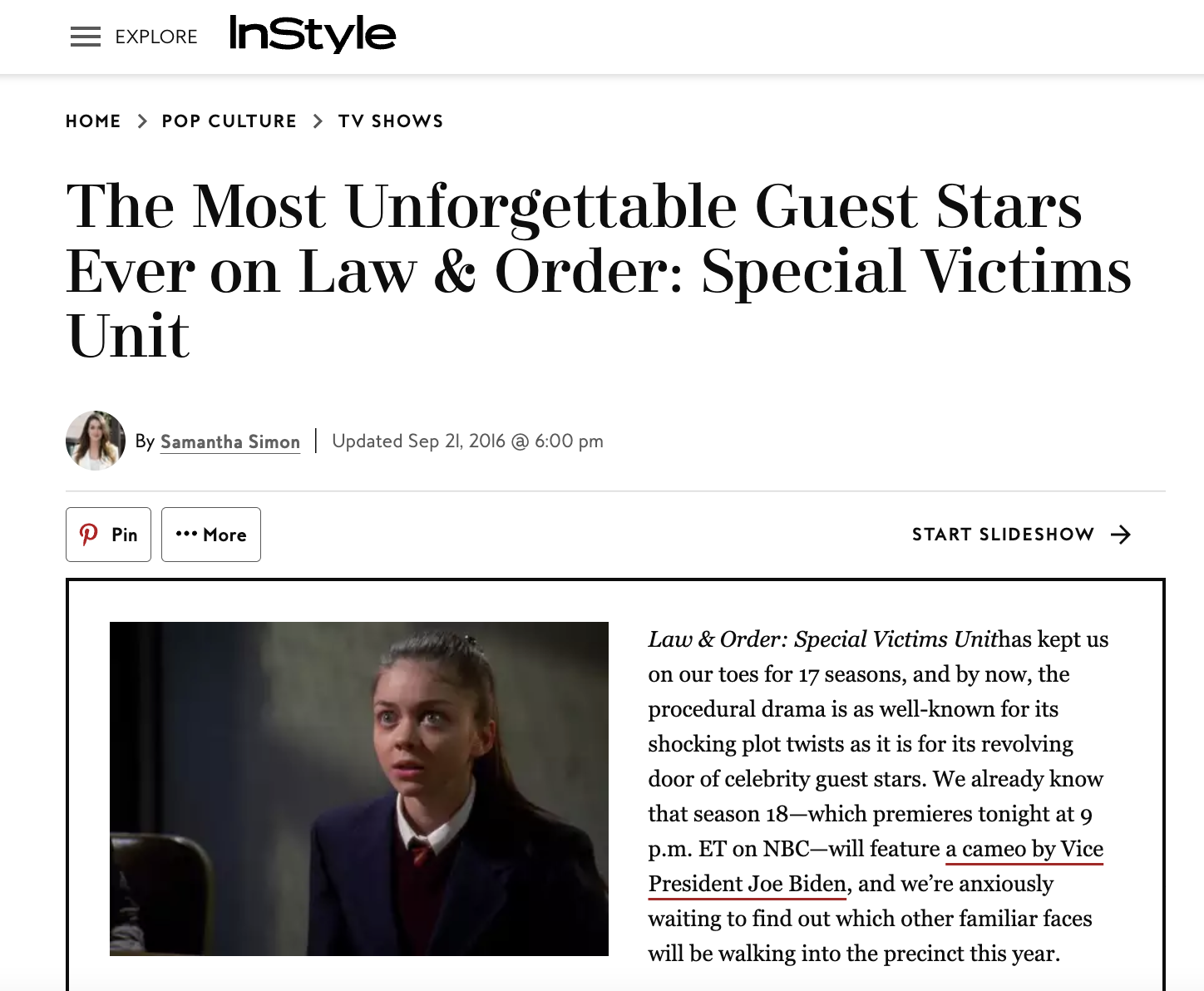 Law & Order: SVU's most famous guest stars