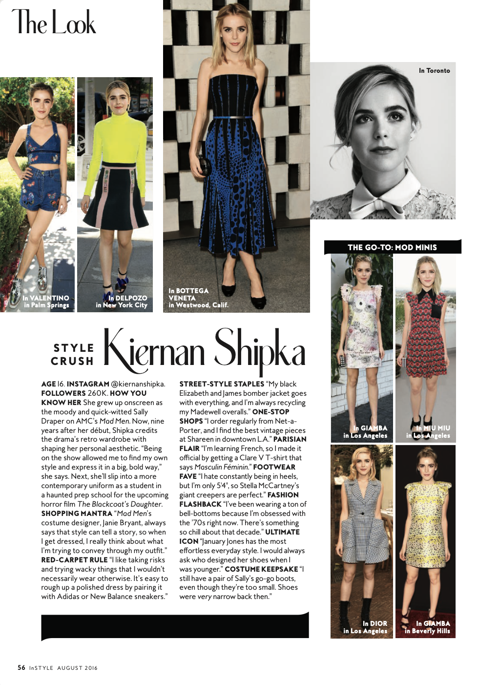 Style Crush: Kiernan Shipka