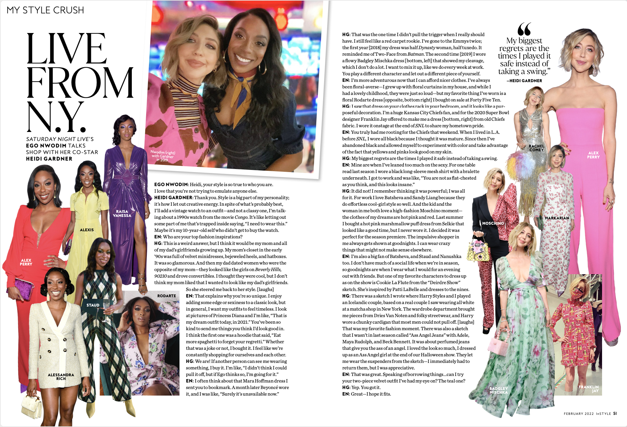 Saturday Night Live's Ego Nwodim talks shop with her co-star Heidi Gardner