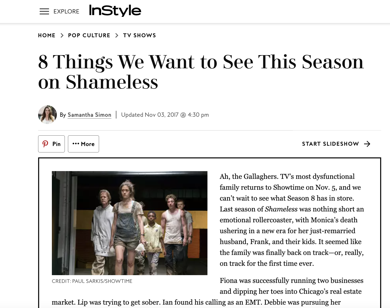 8 predictions for the new season of Shameless