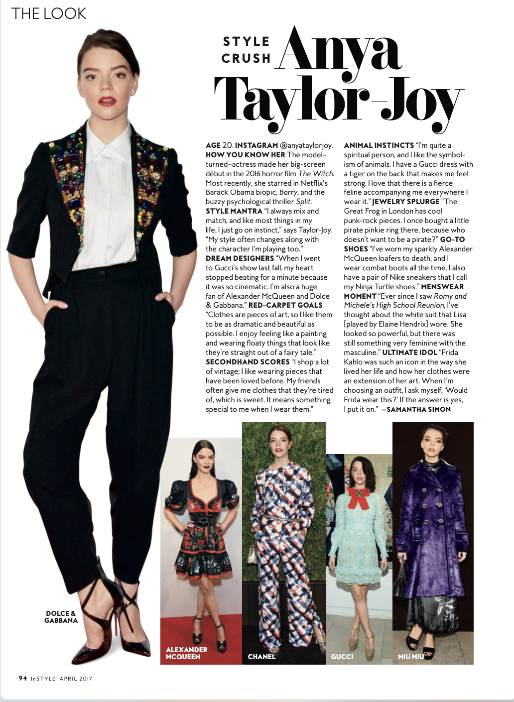 Style Crush: Anya Taylor Joy