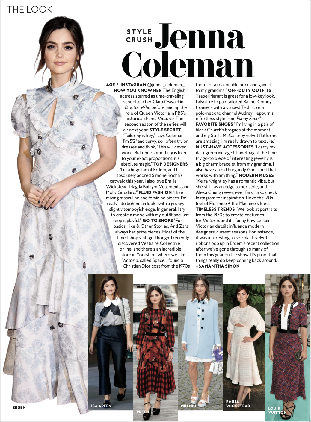 Style Crush: Jenna Coleman