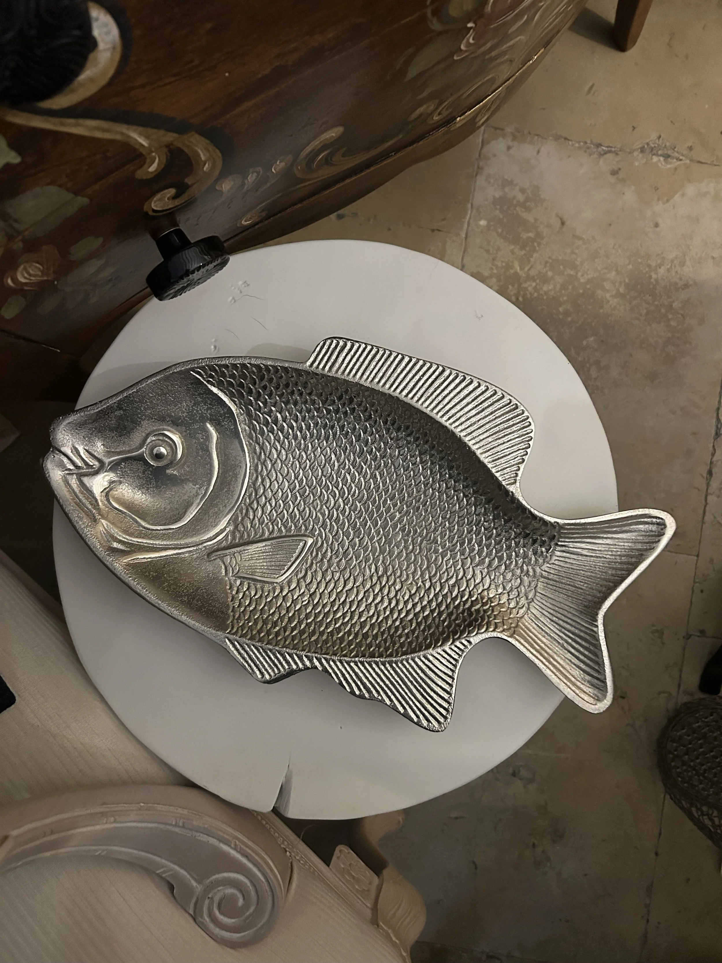 Vassoio pesce in metallo