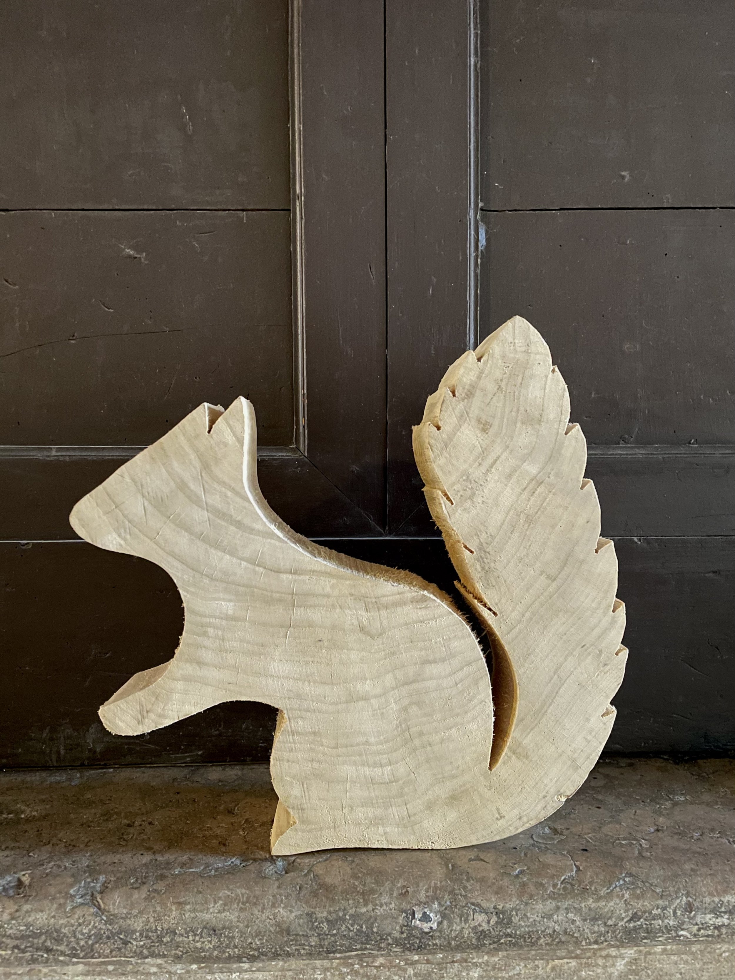 Scoiattolo in Legno Liscio