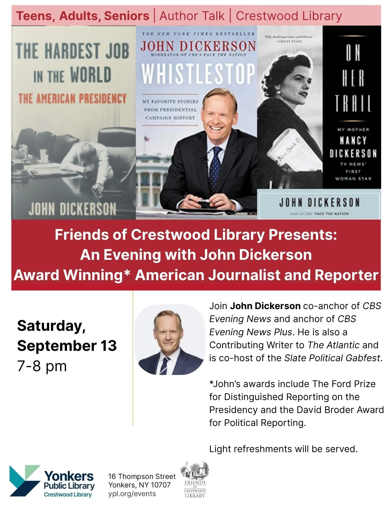 An Evening with John Dickerson