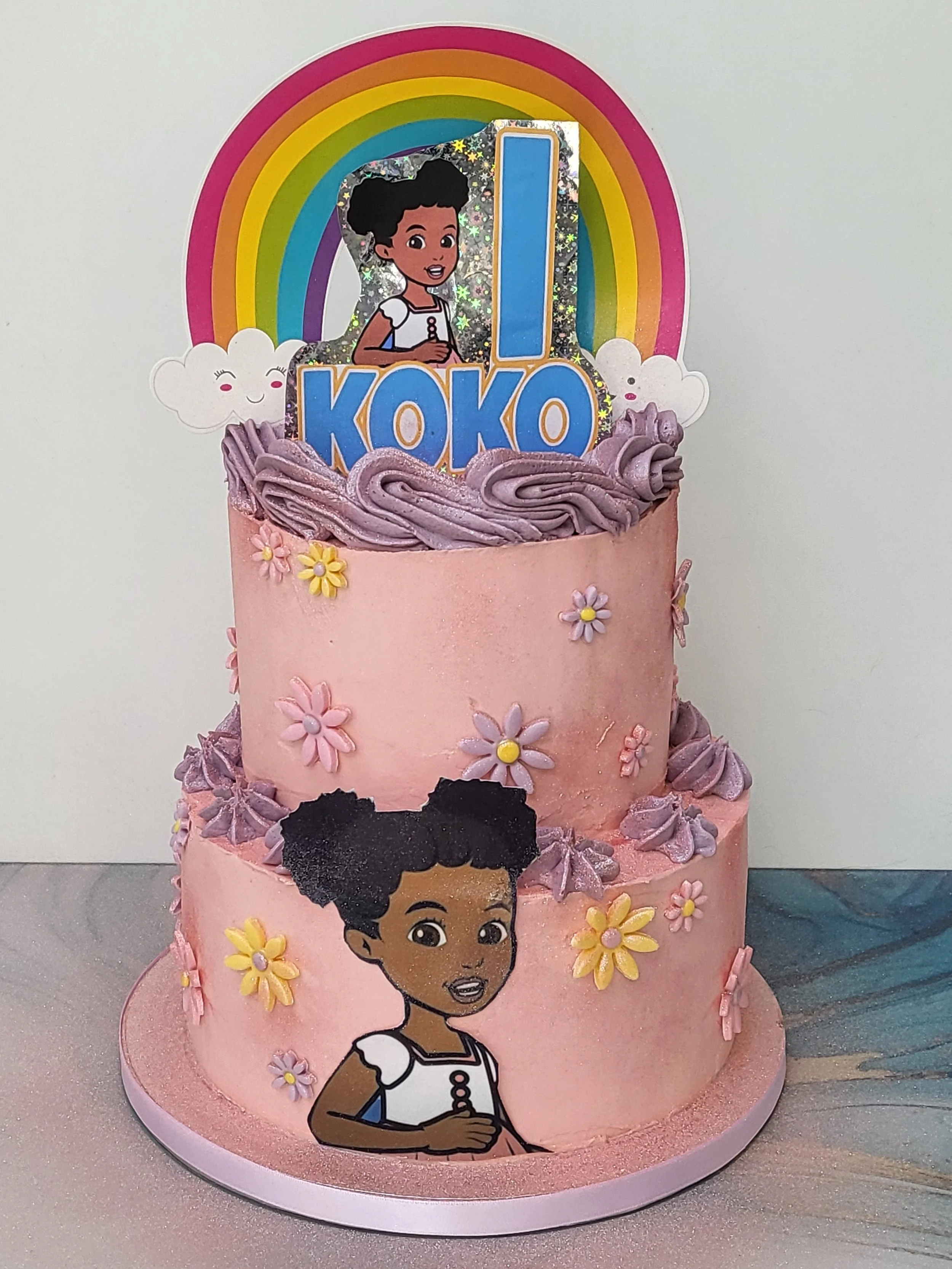 Graces kitchen pink girls cake