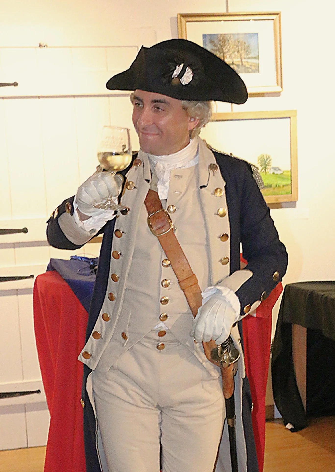 Wine &amp; Cheese with Le Marquis de Lafayette in Historic Bethlehem, PA