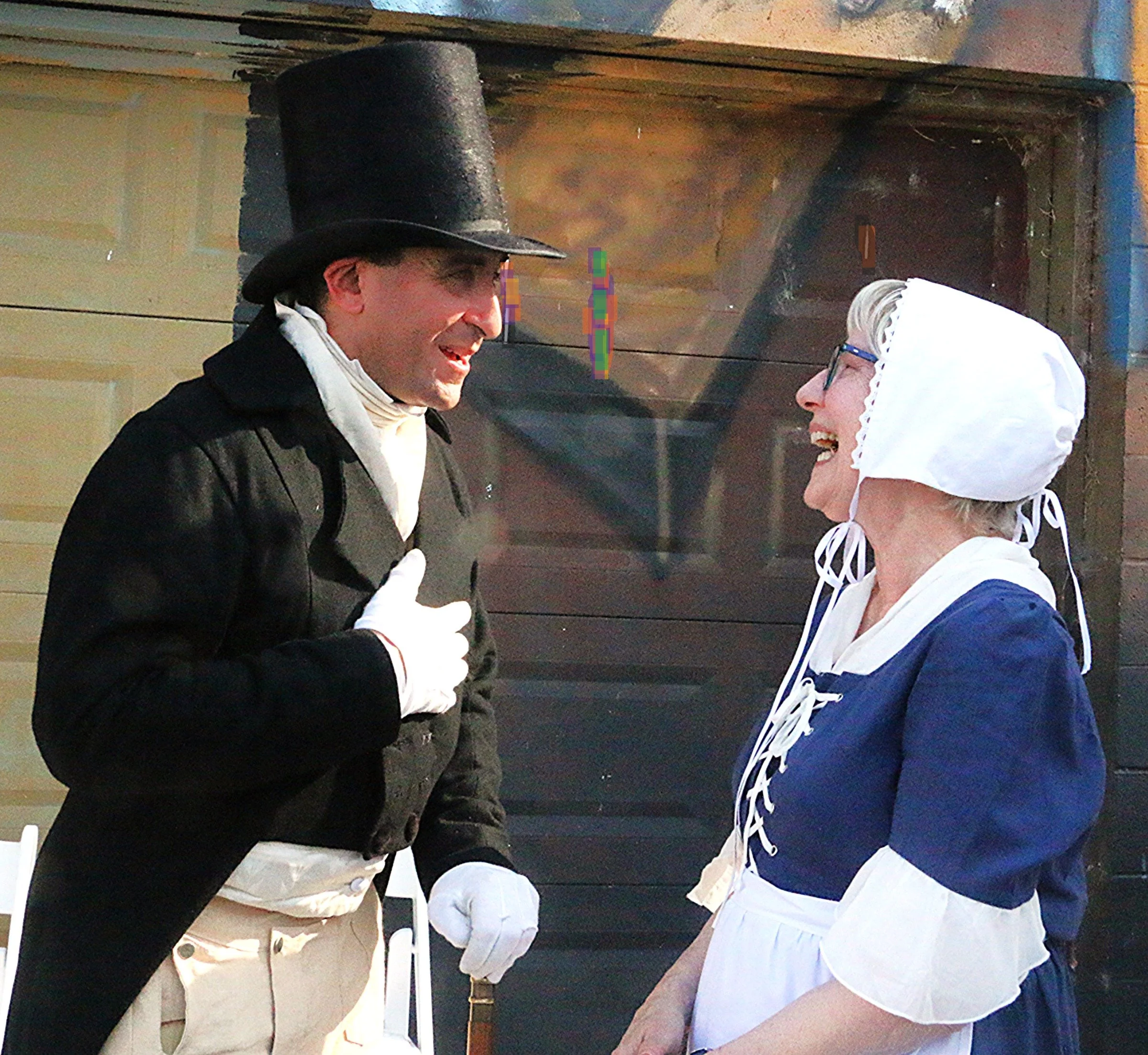 Laughing with Lafayette in Havre de Grace--July 29, 2025
