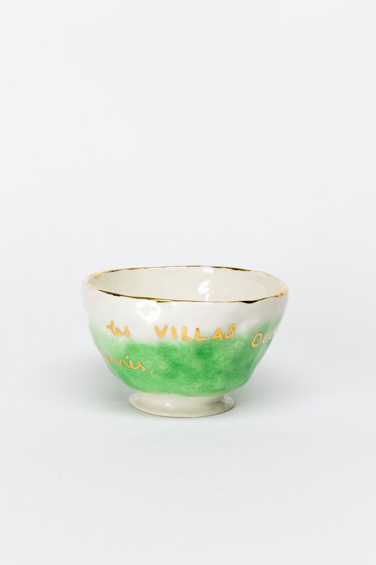 Bol en porcelaine - Maison à colombages - Boré