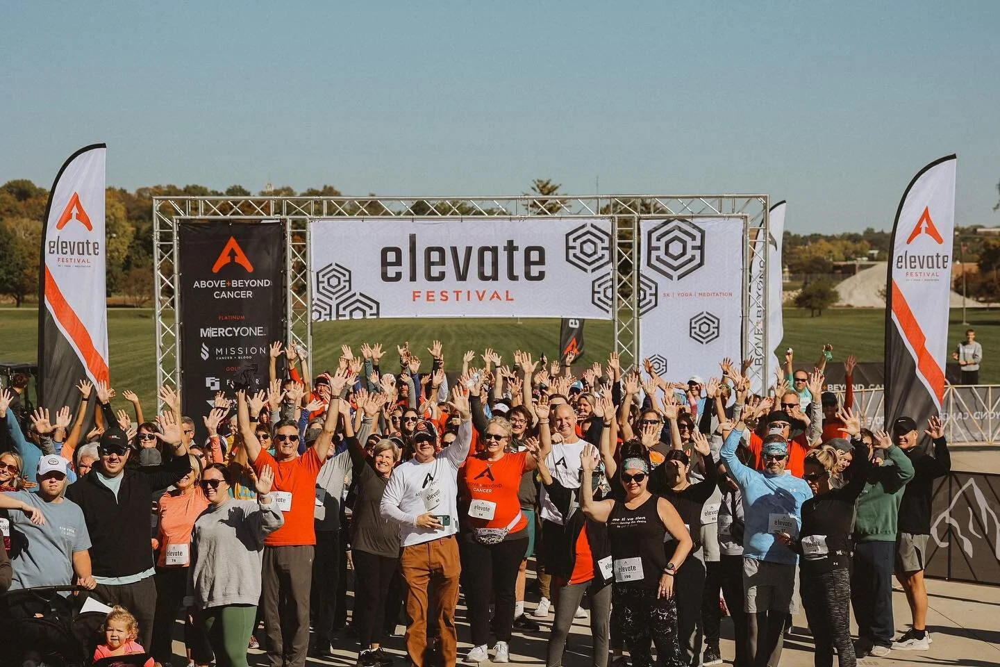 Live in the movement. 

We thank all of those who joined us today for an absolute beautiful morning. 

Whether you found stillness through gratitude, energy through yoga or confidence + pride through finishing a 5K we hope you enjoyed your experience