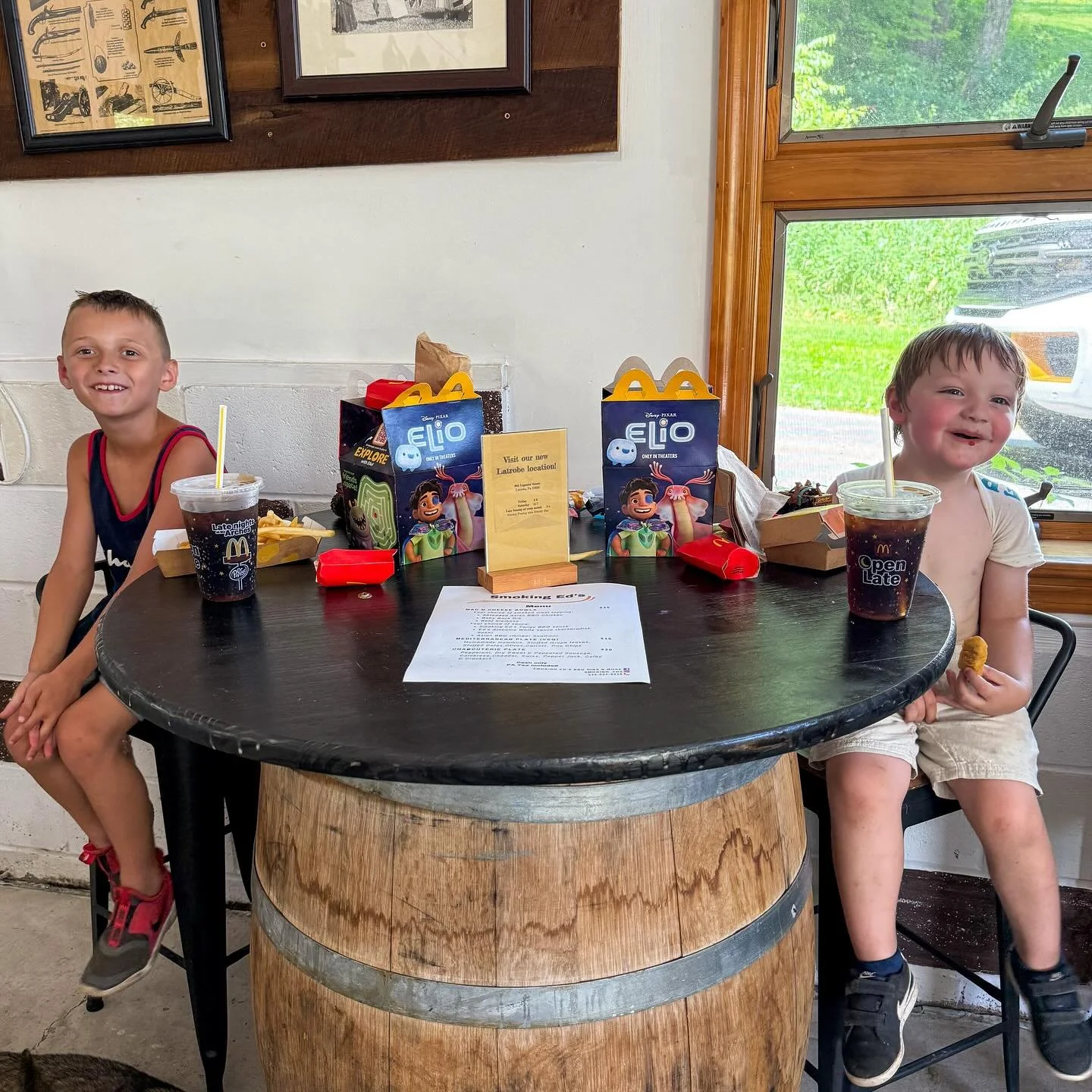 This lunch break brought to you by chicken nuggets.