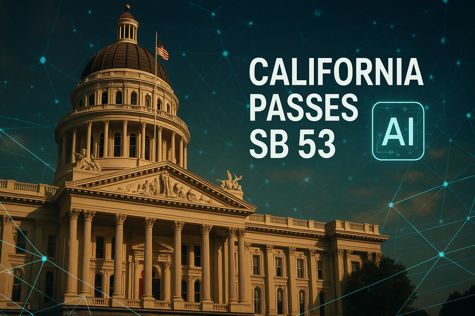 California passes SB 53, a landmark AI safety bill