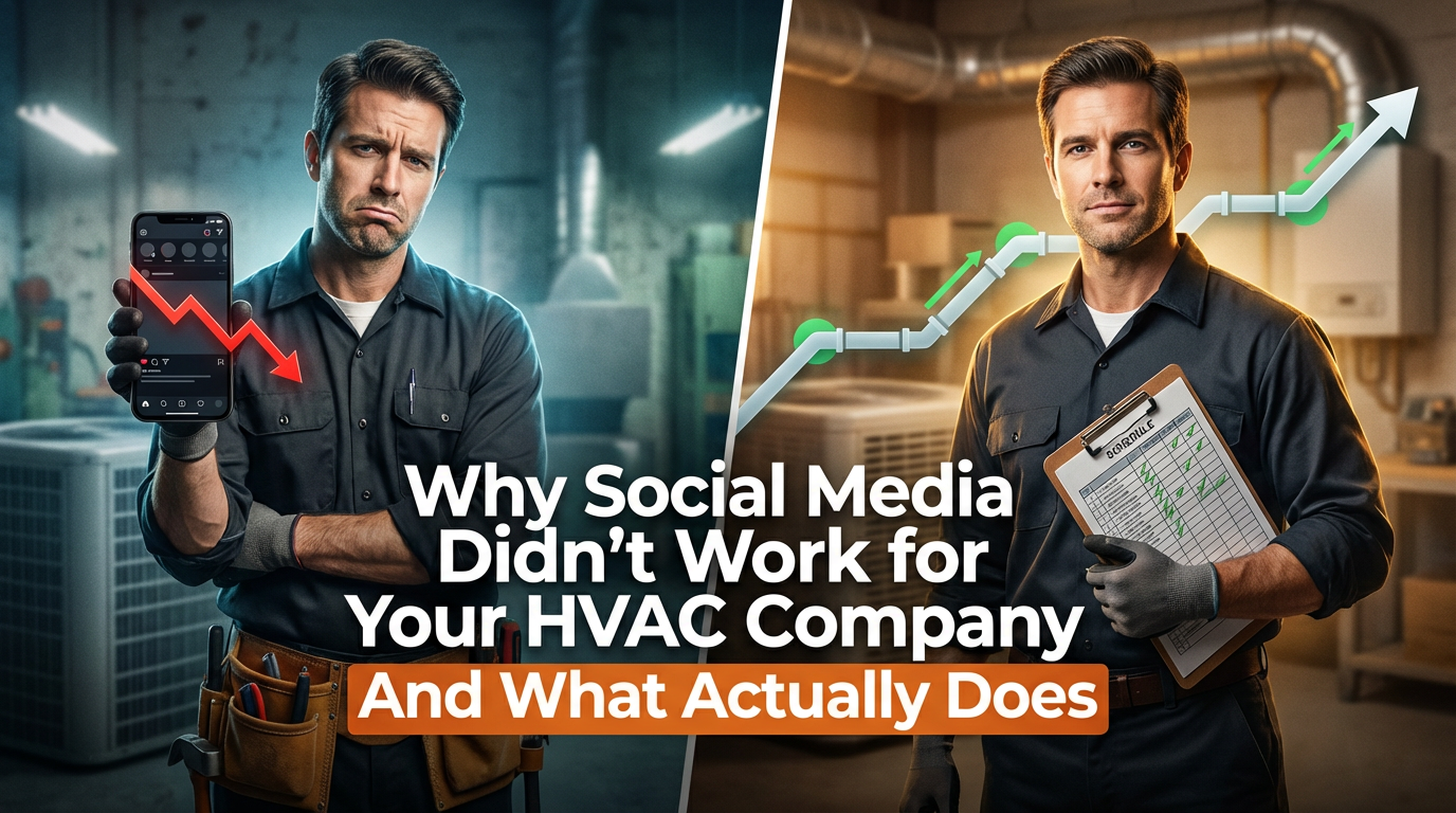 Why Social Media Didn't Work for Your HVAC Company (And What Actually Does)