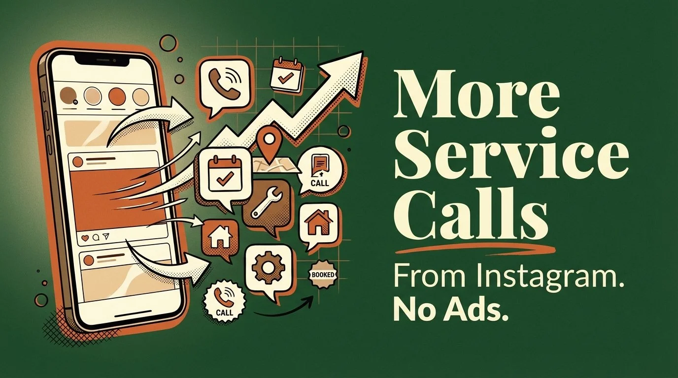 How to Get More Service Calls from Instagram Without Paying for Ads