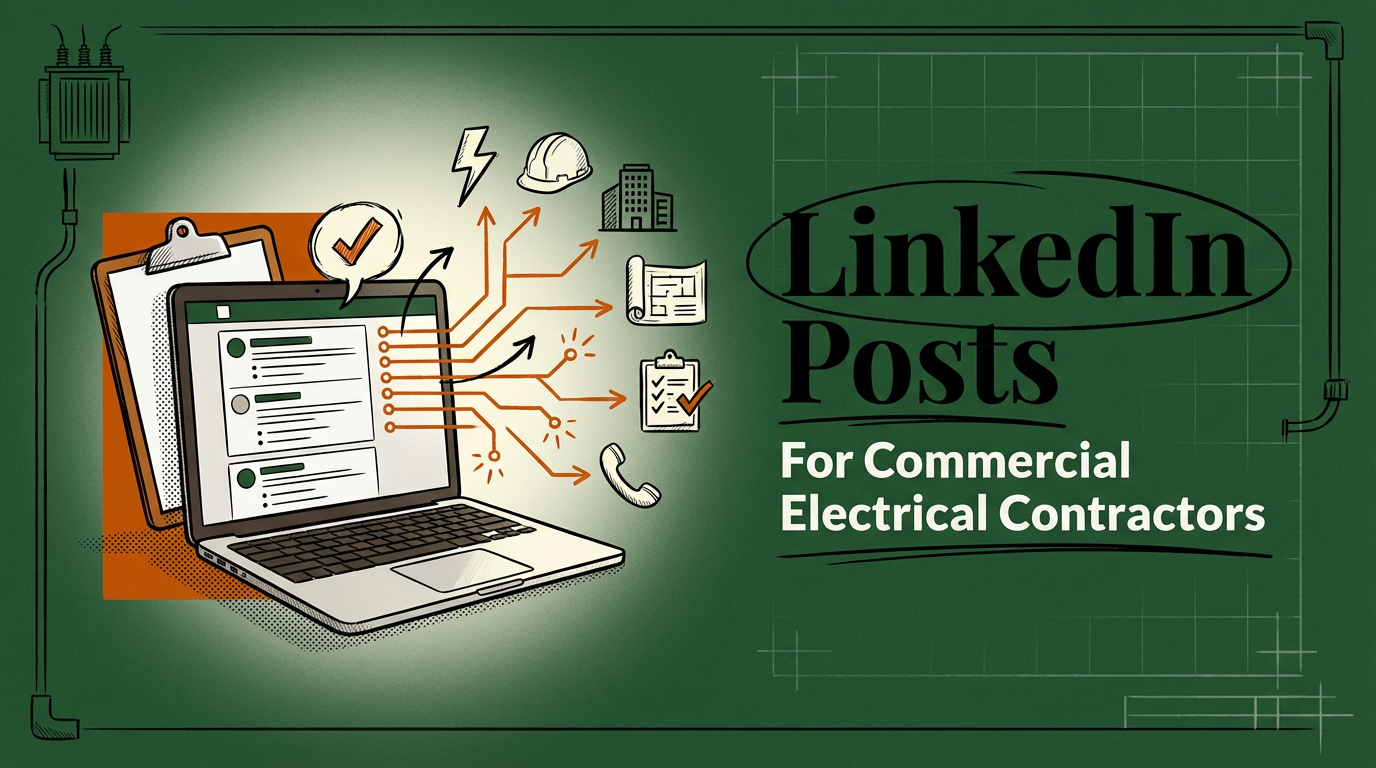 LinkedIn Posts for Commercial Electrical Contractors