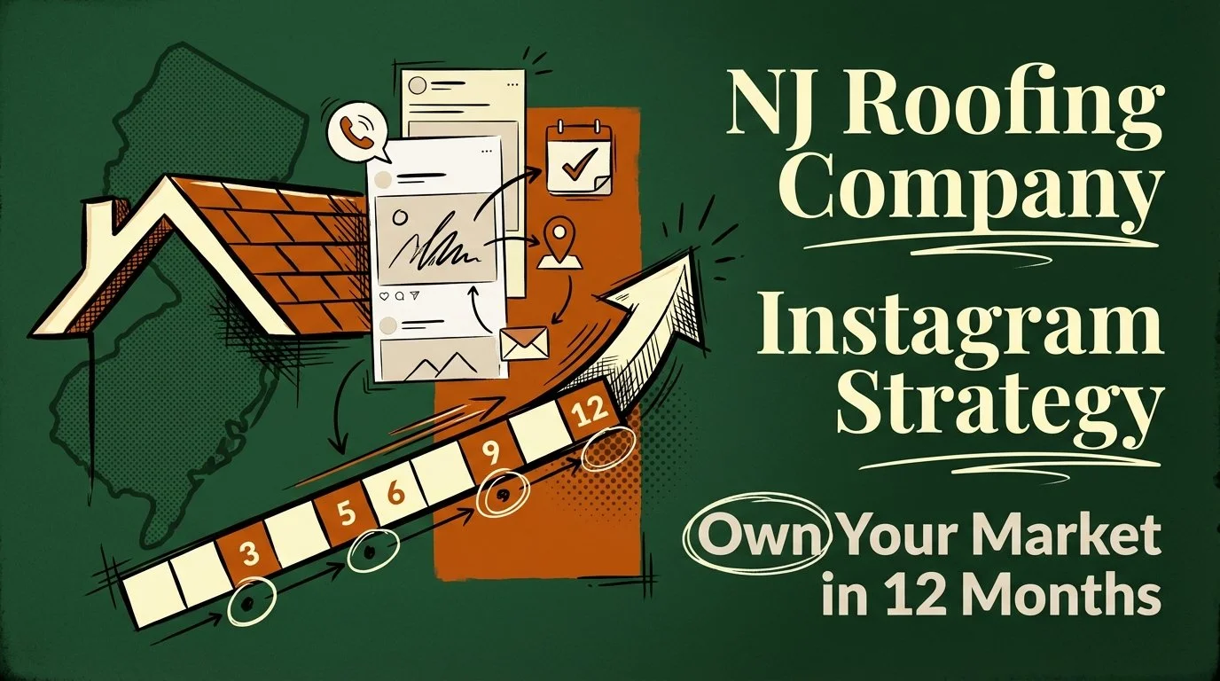 NJ Roofing Company Instagram Strategy: Own Your Market in 12 Months