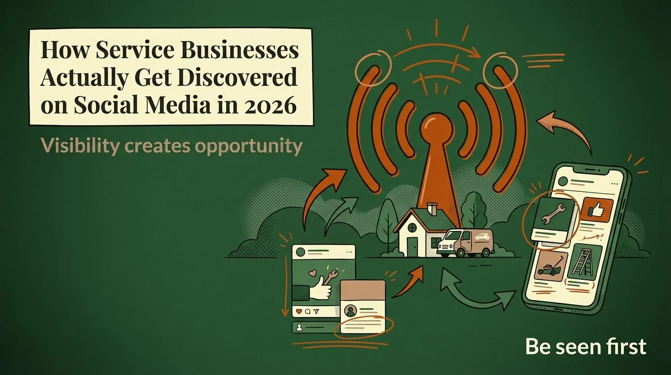 How Service Businesses Actually Get Discovered on Social Media in 2026