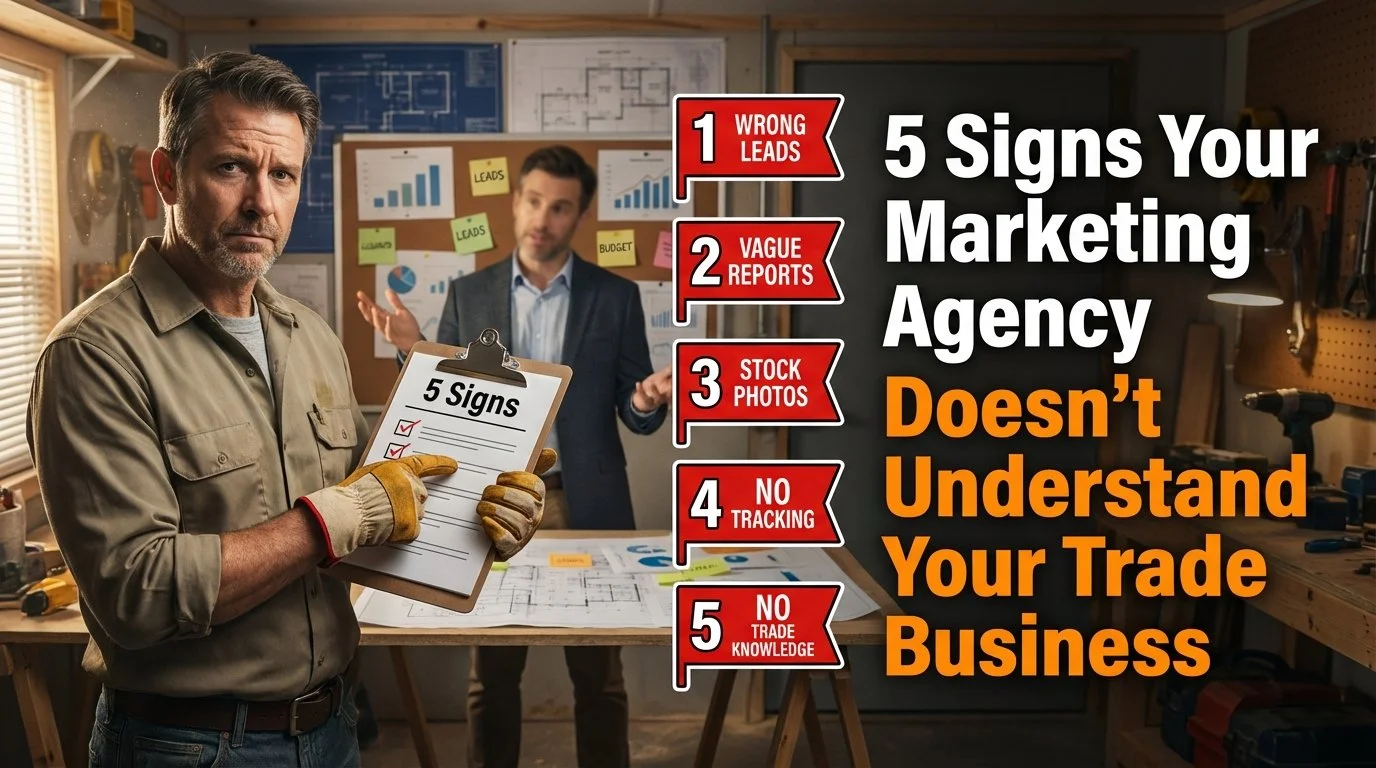 5 Signs Your Marketing Agency Doesn’t Understand Your Trade Business