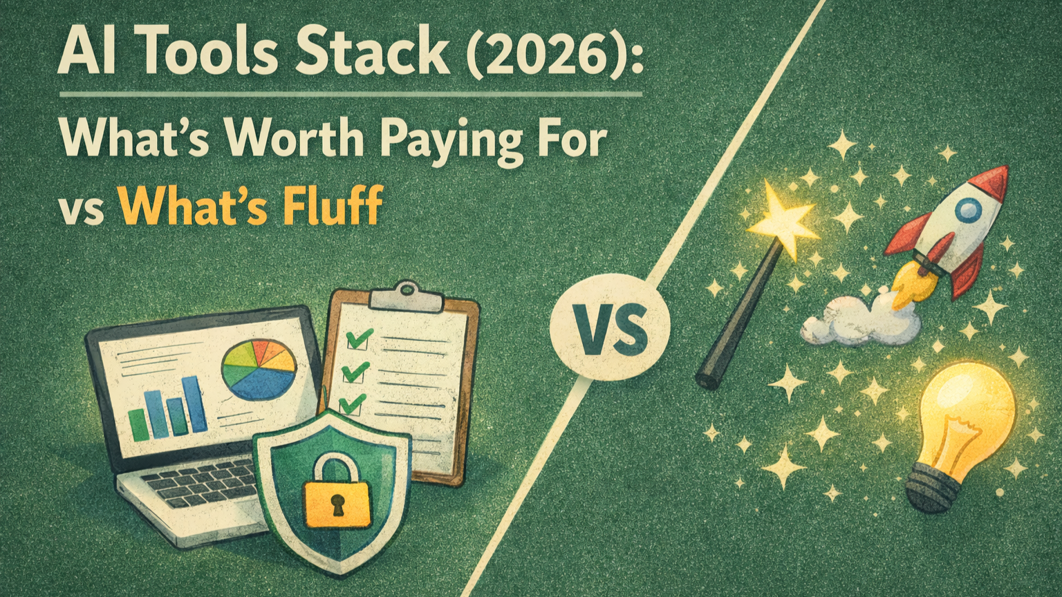 AI Tools Stack (2026): What’s Worth Paying For vs What’s Fluff