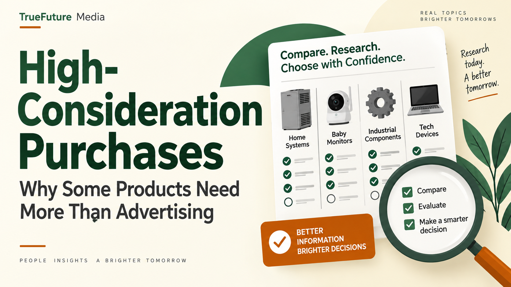 What Is a High-Consideration Purchase? Why Some Products Need More Than Advertising