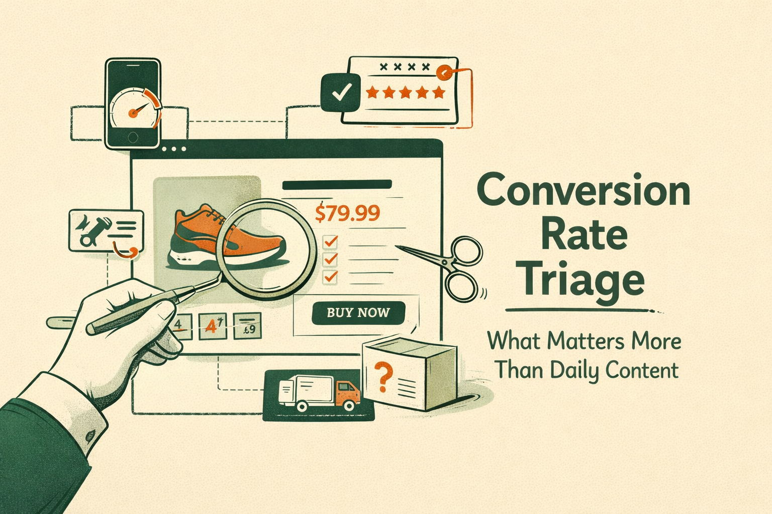 Conversion Rate Triage: What to Fix First on Product Pages