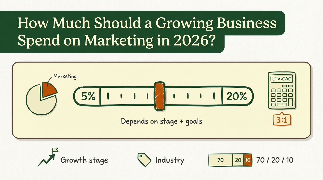 How Much Should a Growing Business Spend on Marketing in 2026?