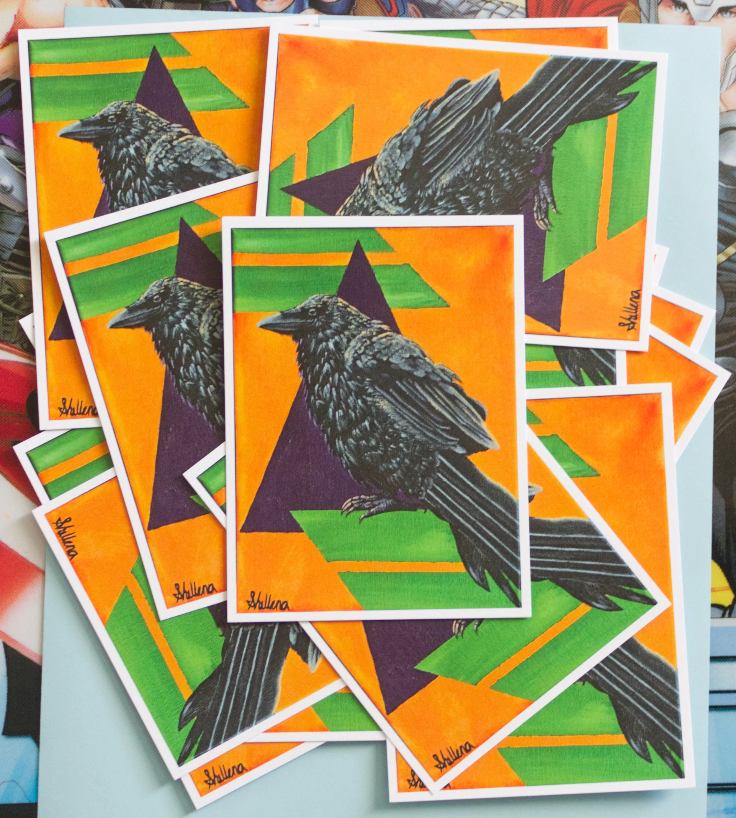 Small Print of "Raven's Radiance"