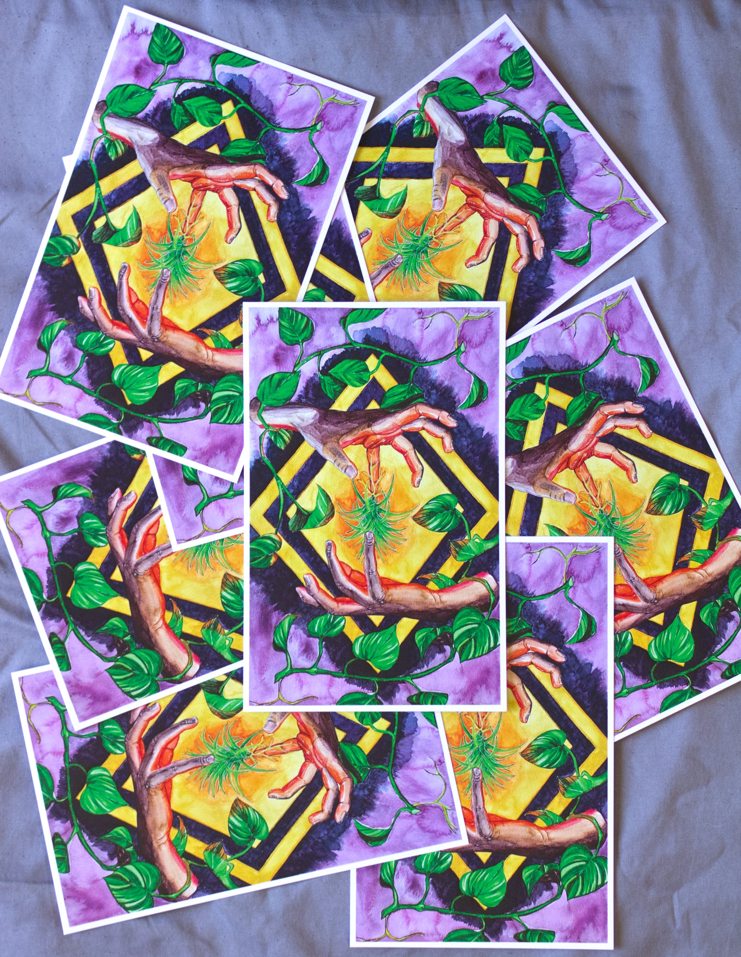 Small Print of "Radiating Growth"