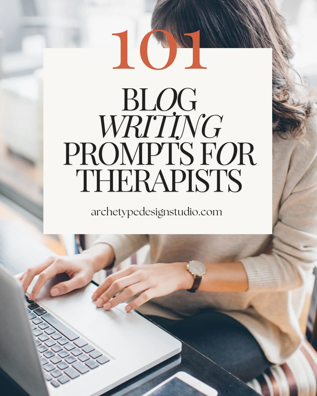 Writing for your therapy website doesn&rsquo;t have to be a chore&mdash;especially when you have 101 fresh, therapist-aligned prompts ready to go.

Whether you're starting a blog or reviving a dusty one, this guide is here to help you write with clar