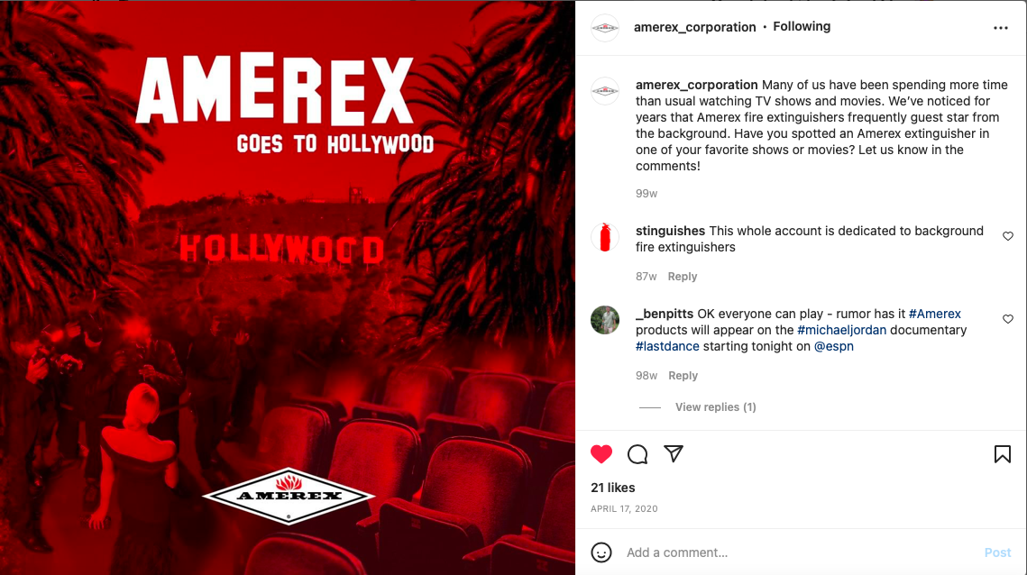 Amerex social — UGC campaign