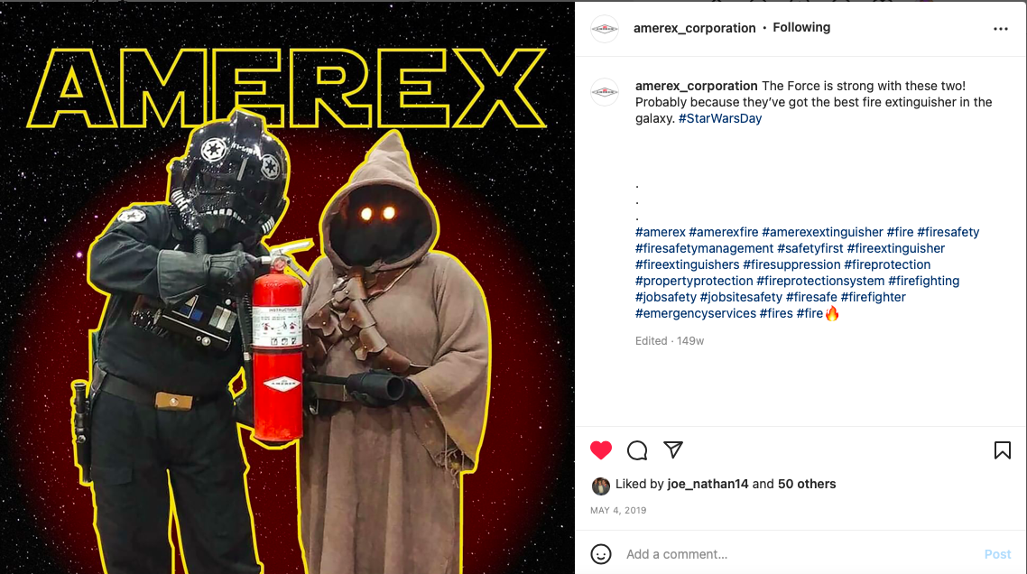 Amerex social — UGC