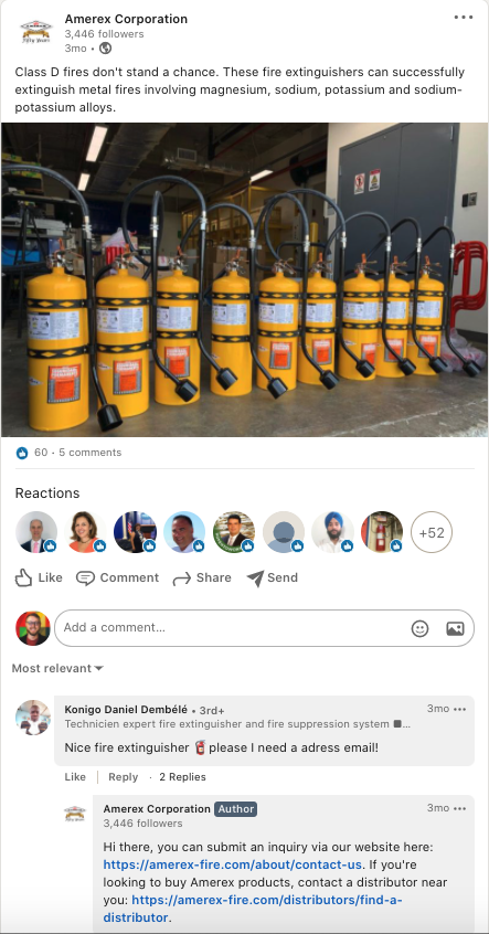 Amerex social — UGC