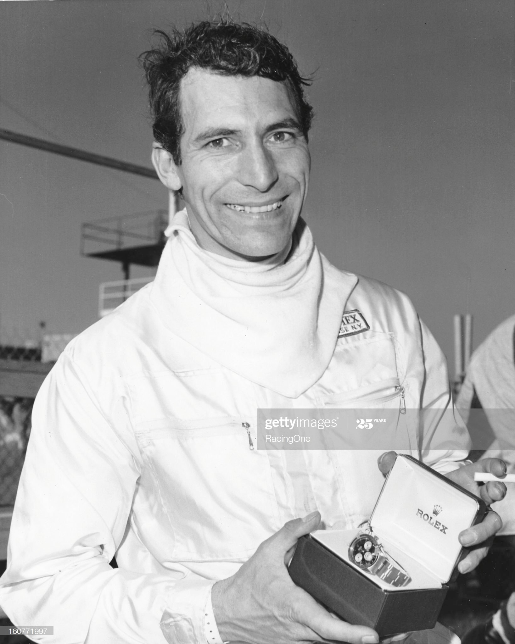 Vic Elford after winning the Targa Florio 1970