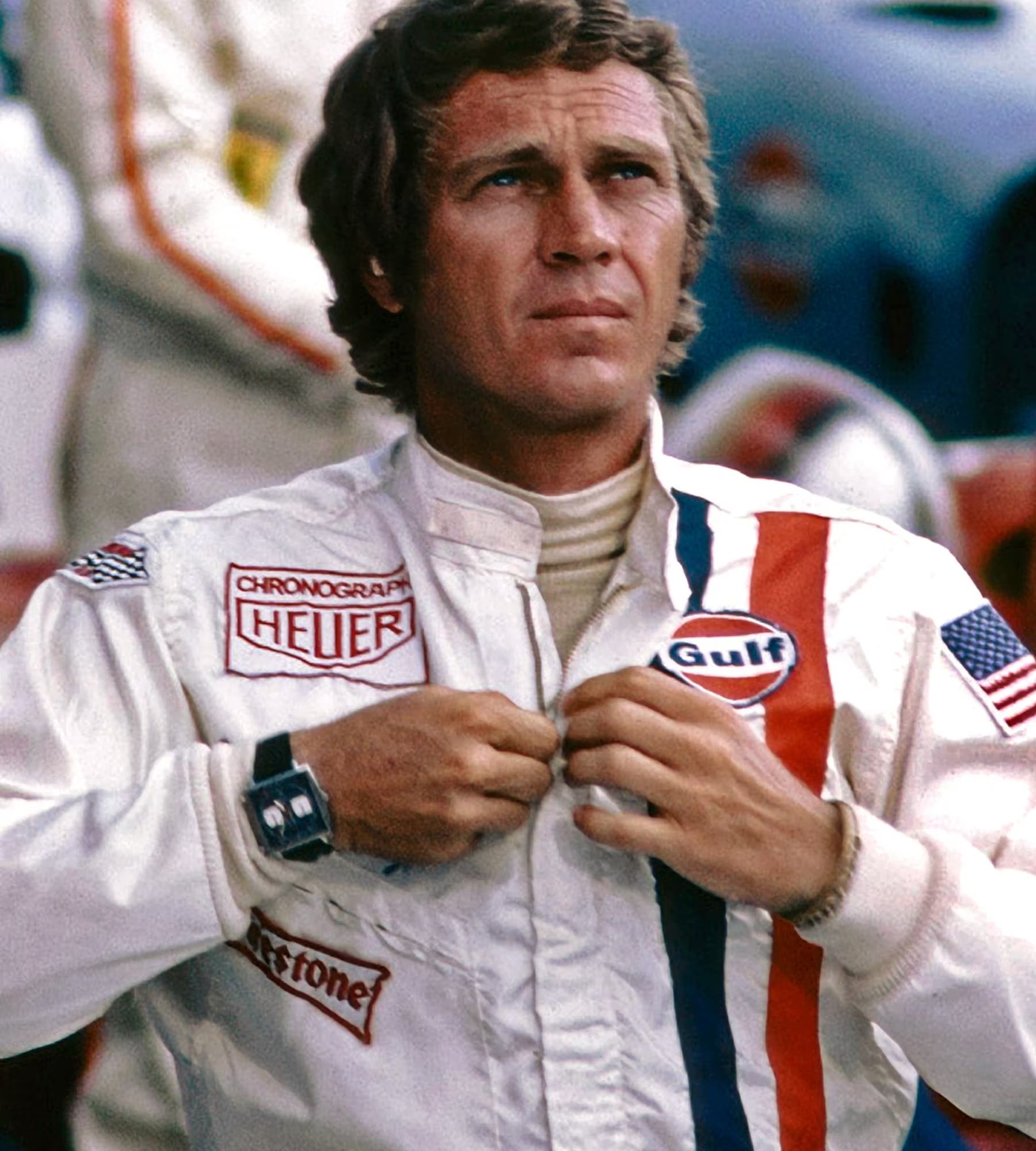 Steve McQueen in the 1971 movie Le Mans