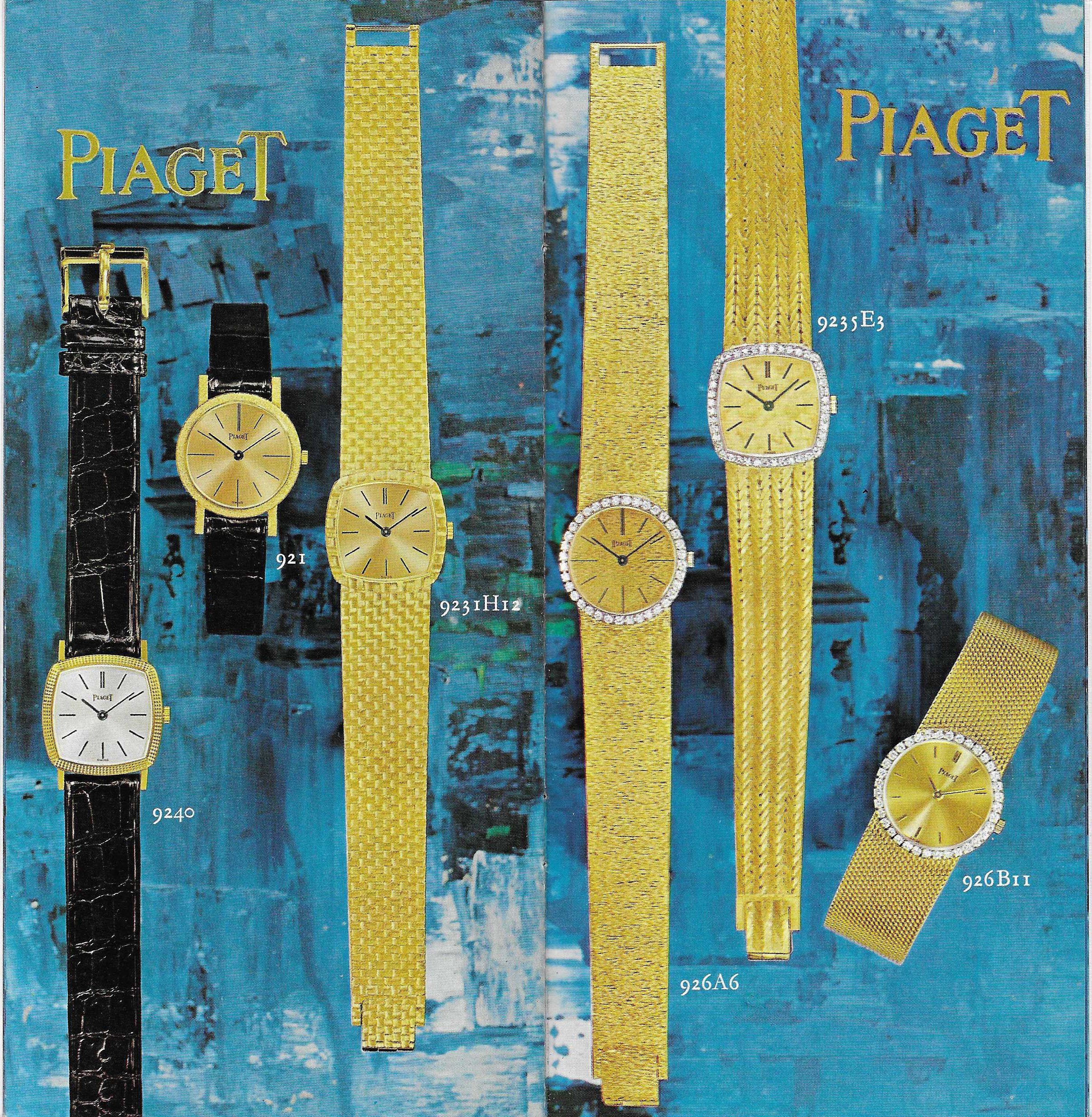 Piaget Brochure 1964 from Gomis