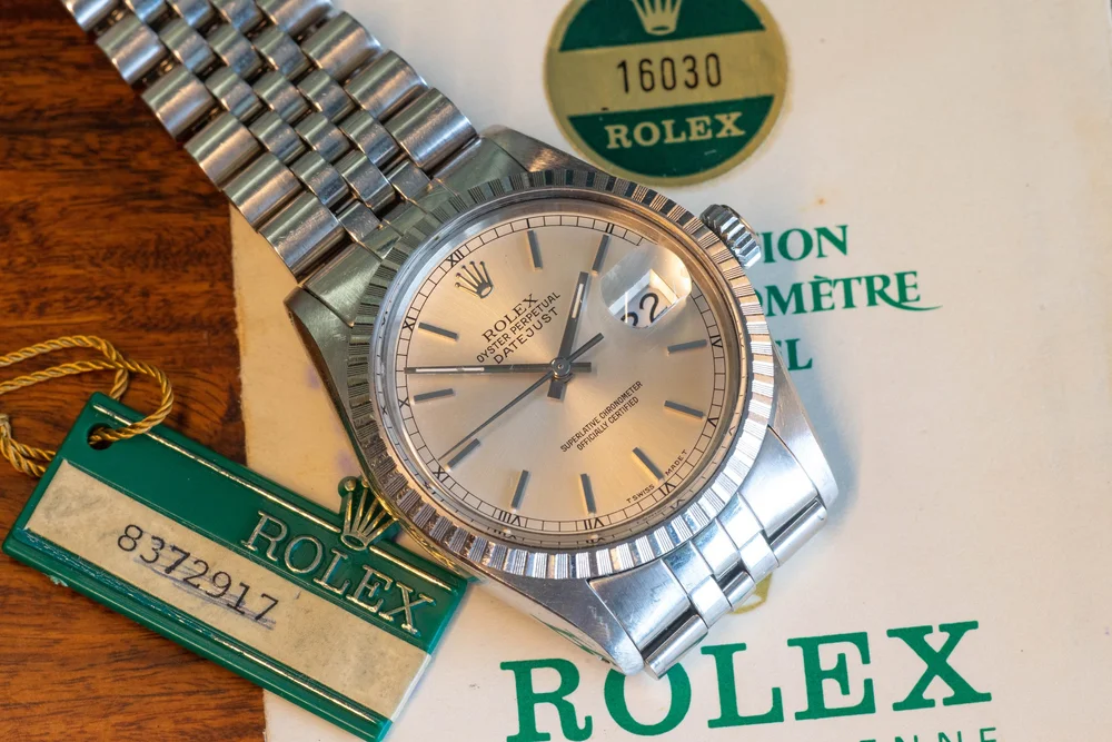 Rolex Datejust 16030 Roman Outter track dial "Caltex" — VINTAGE VIEW - The  Soul of Vintage Watches