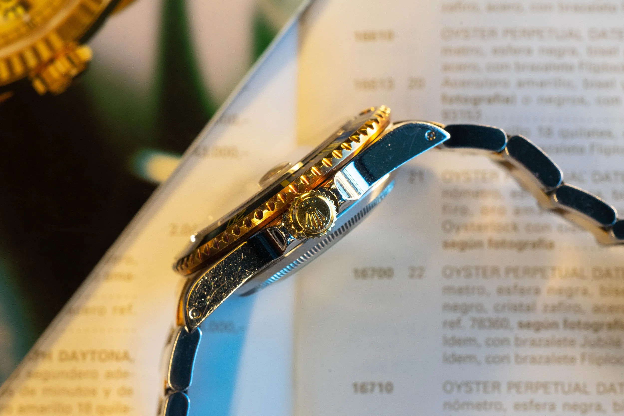 Rolex Submariner Date ref. 16613 "Serti" side crown