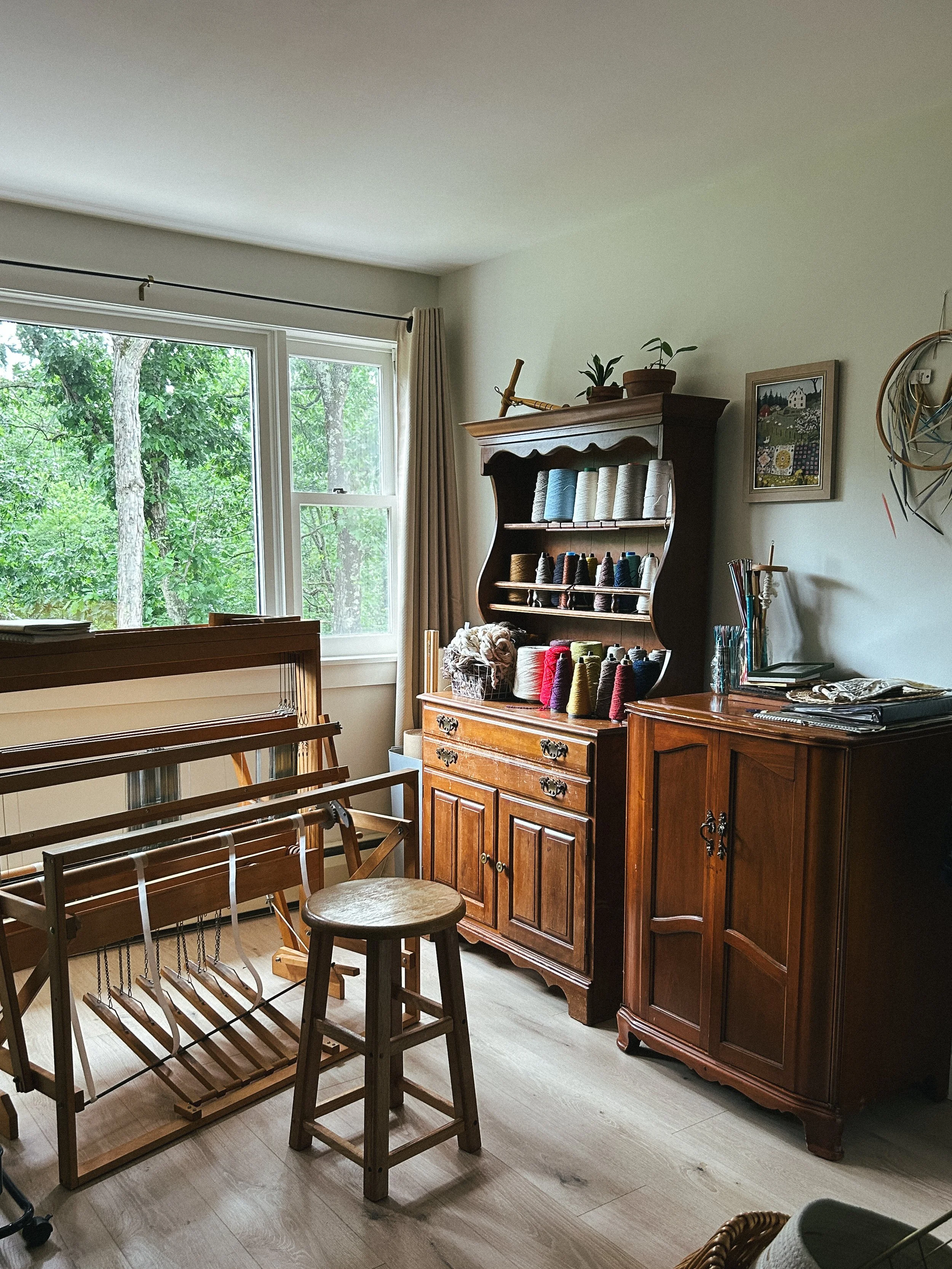 weaving studio space