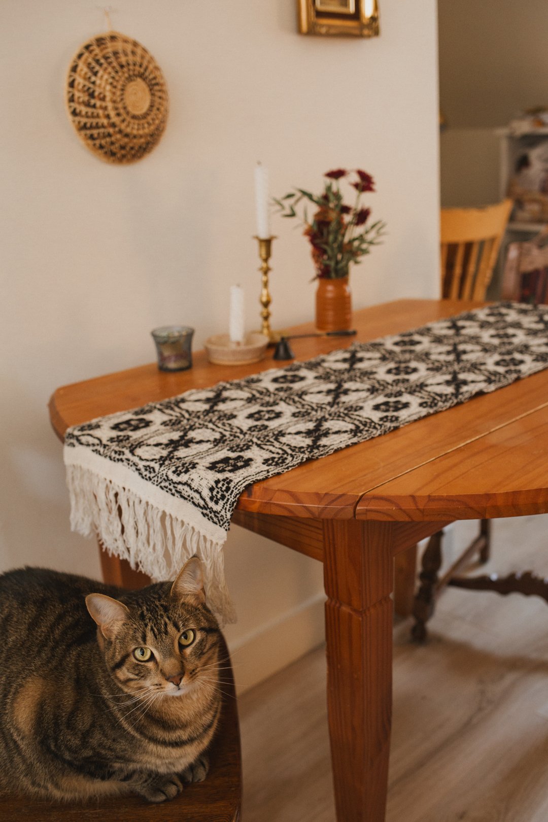 woven table runner