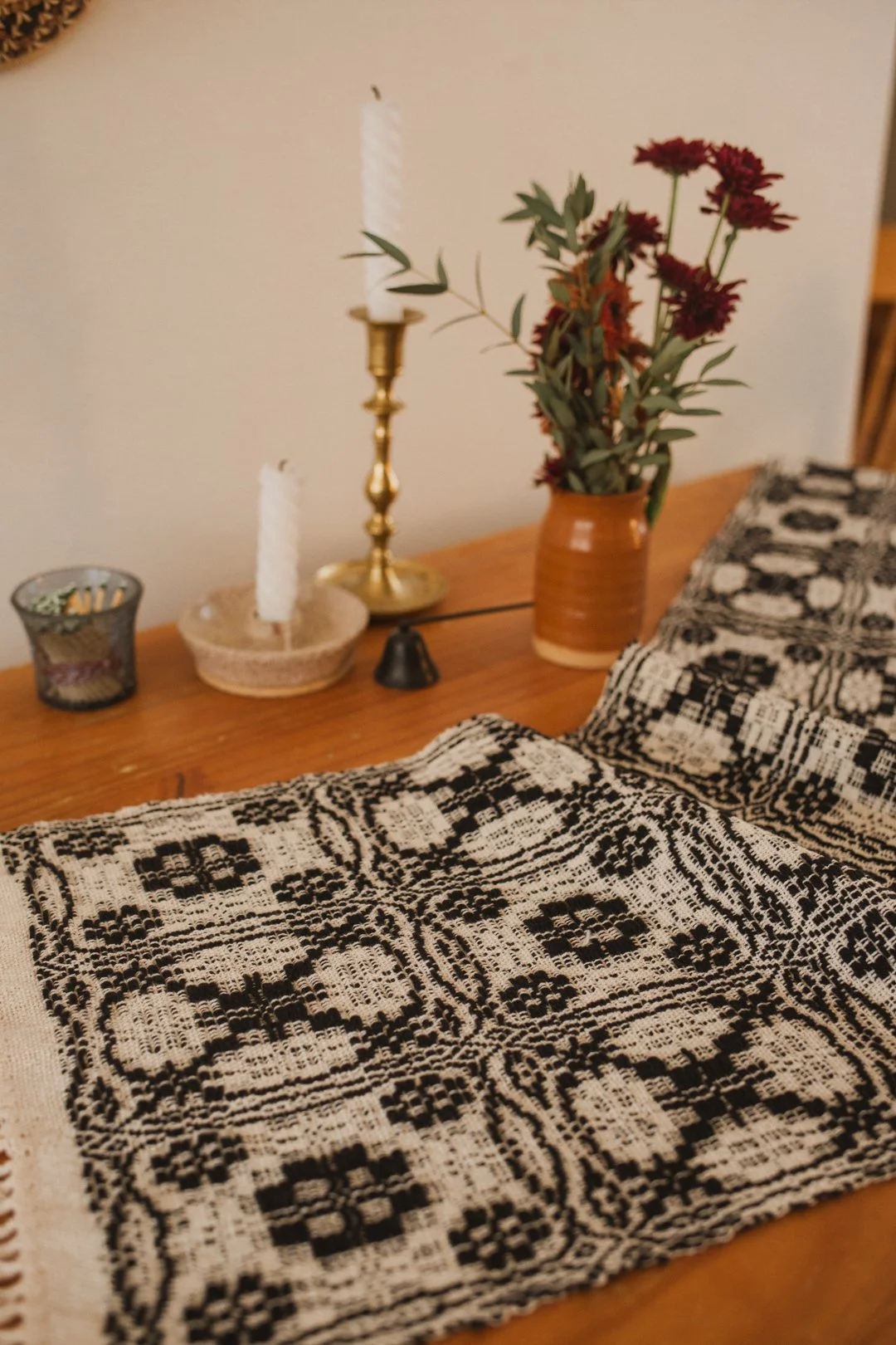 woven table runner