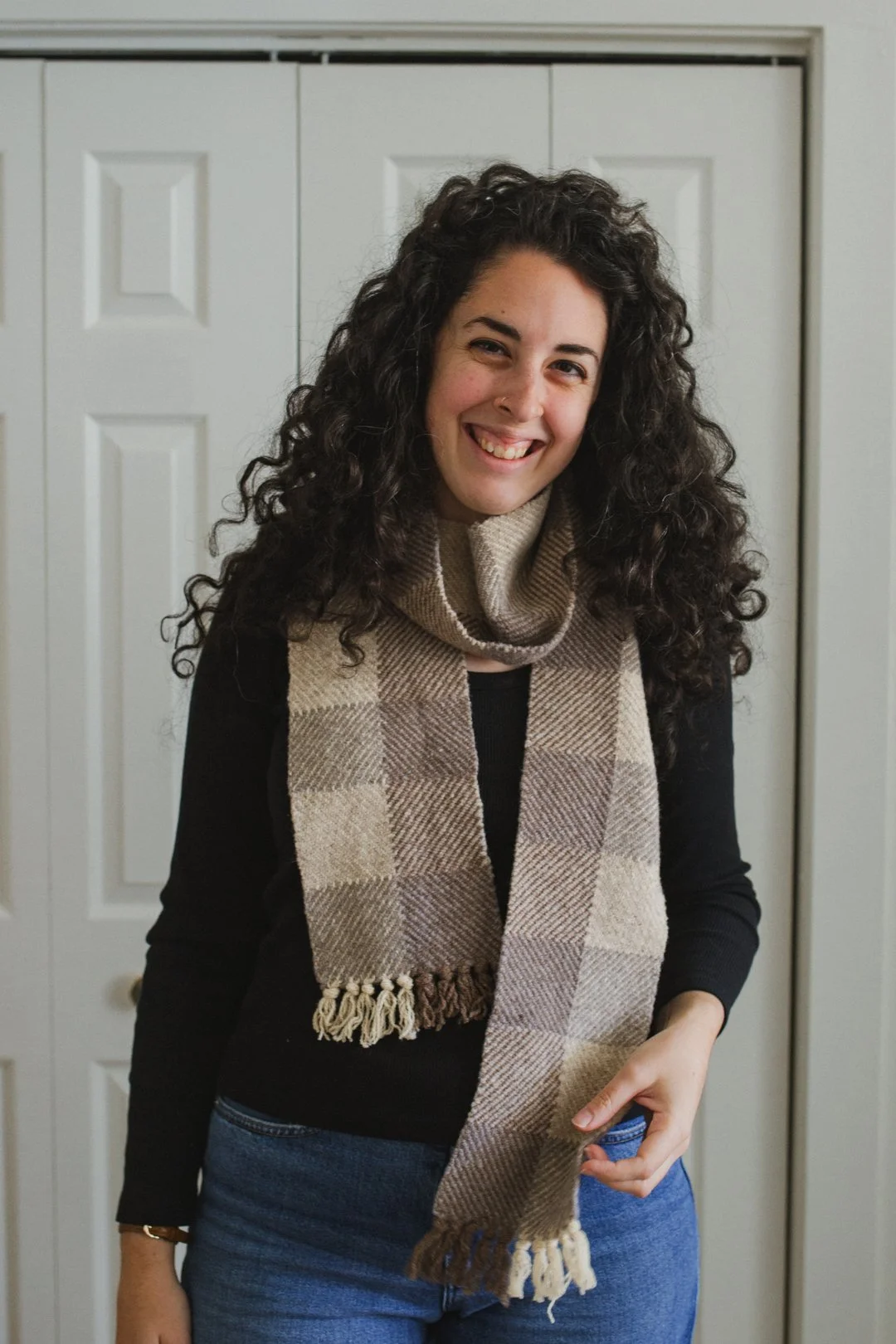 woven wool scarf